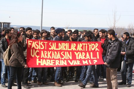 uc arkadasin yarali