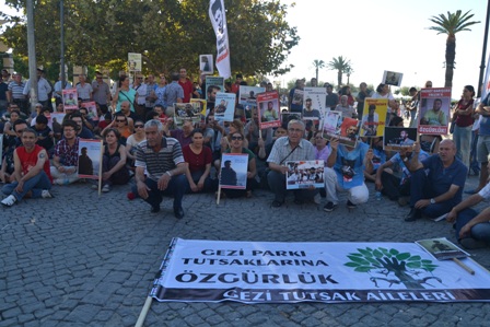 gezi tutsak eylemleridevam ediyor