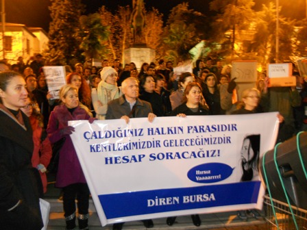 bursa protesto yeni