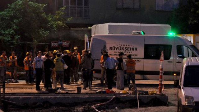 temeli dun atilan metro insaatindaki feci kaza