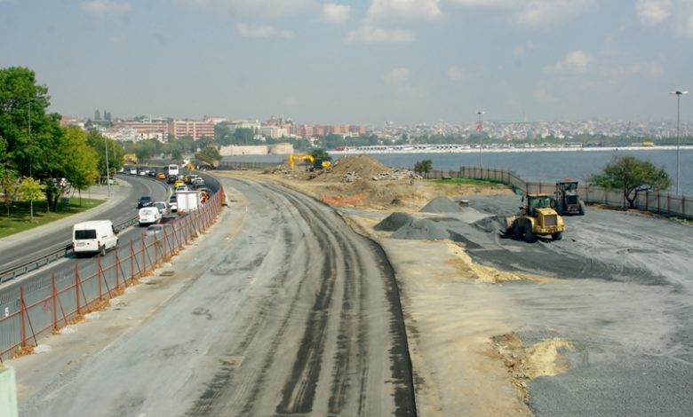 samatya sahili yol genisletme calismasi 17