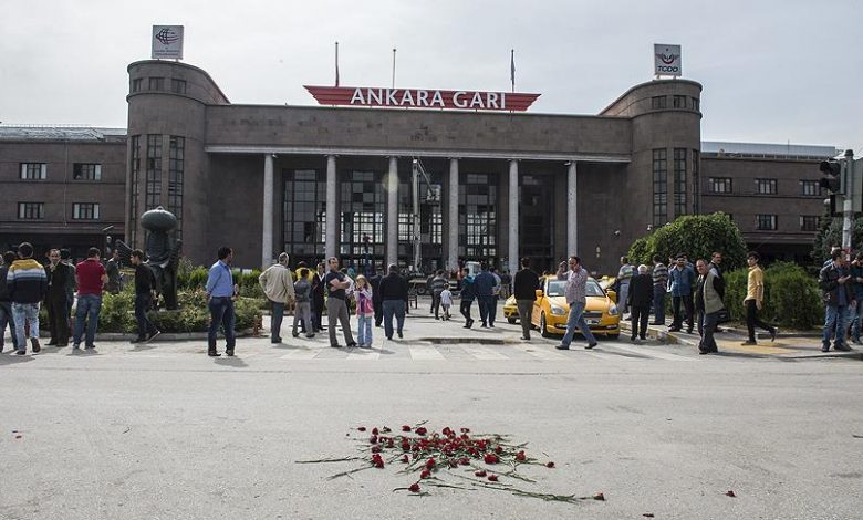 ankara katliamı için anma