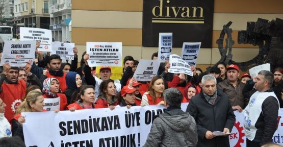 divan iscileri direnise devam ediyor