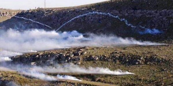 cizre ye yuruyen botan yuruyusculerine polis saldirdi