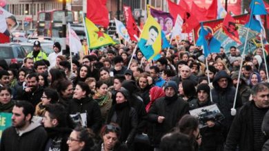 londrada cizre protestosu