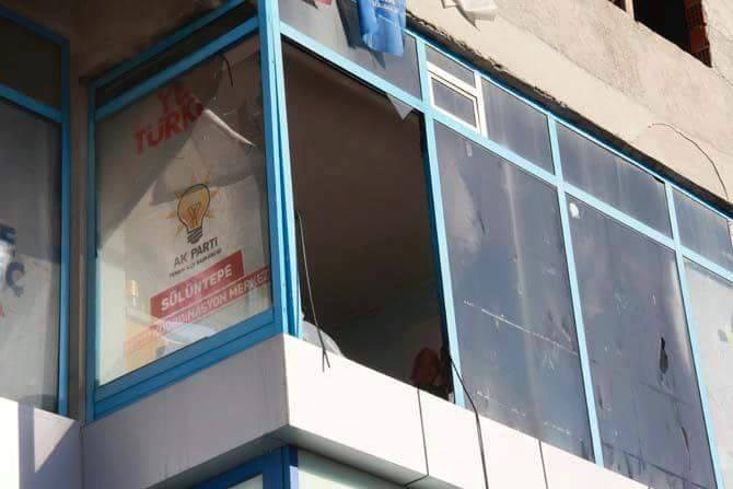 pendikte akp binasi atese verildi