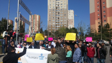 Küçükçekmece halkı Ensar Vakfını protesto etti