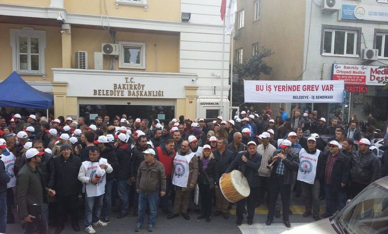 bakirkoyde greve devam