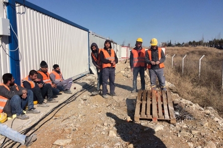 Bilkent Şehir Hastanesi inşaatında işçiler iş bıraktı