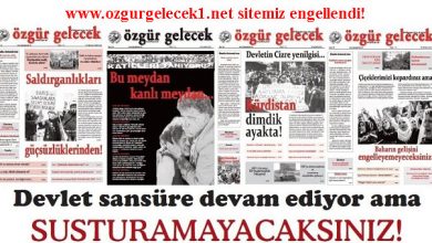 ozgur gelecek sitesine engelleme