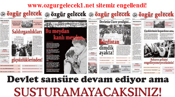 ozgur gelecek sitesine engelleme