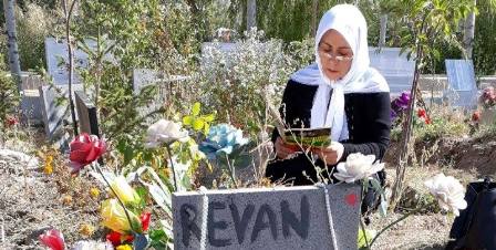 polis gerilla mezarlıklarına saldırdı