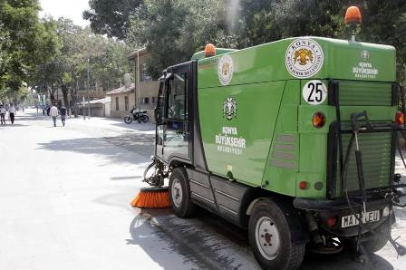 konya belediyesine ait iş makienleri rakkada 1