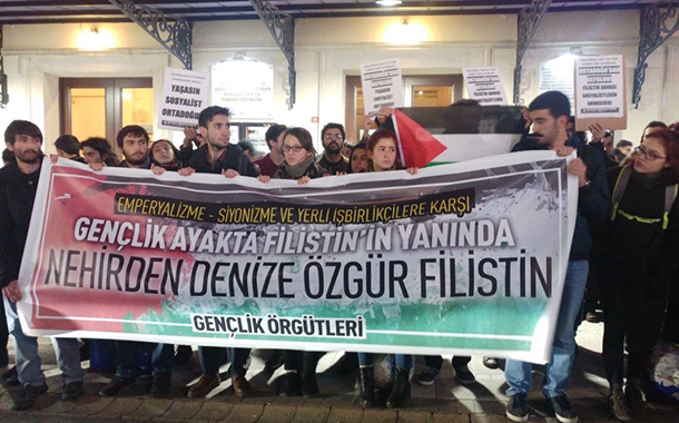 genclik filistin eylem kadikoy