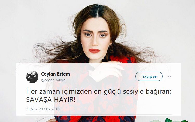 ceylan ertem afrin açıklaması