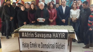 hatay emek demokrasi gucleri manset 22ocak2018