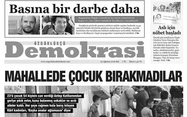 özgürlükçü demokrasi çalışanlarına tutuklama talebi